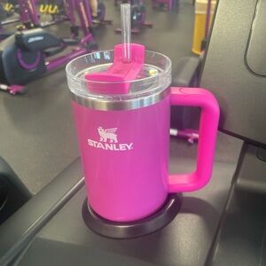 Stanley Bright Pink Mug with Straw